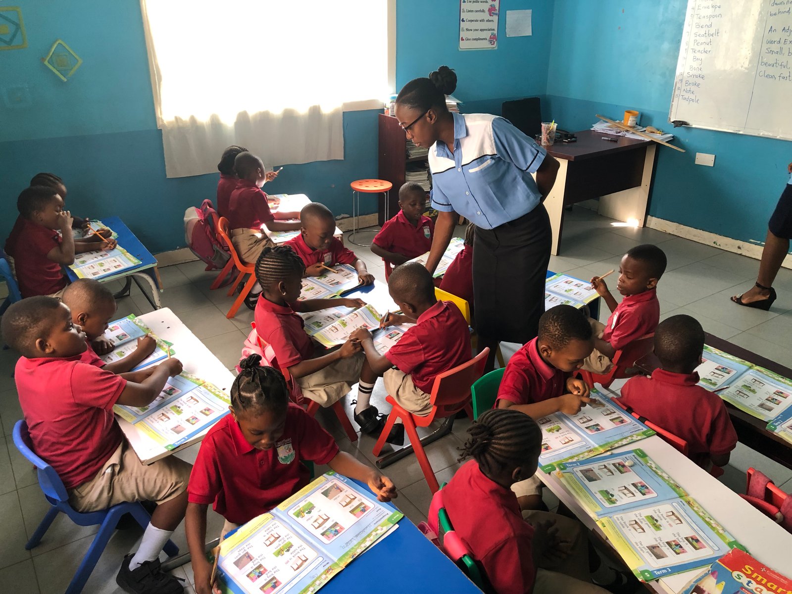 Students learning
